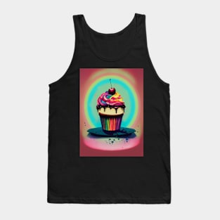 Rainbow cupcake Tank Top